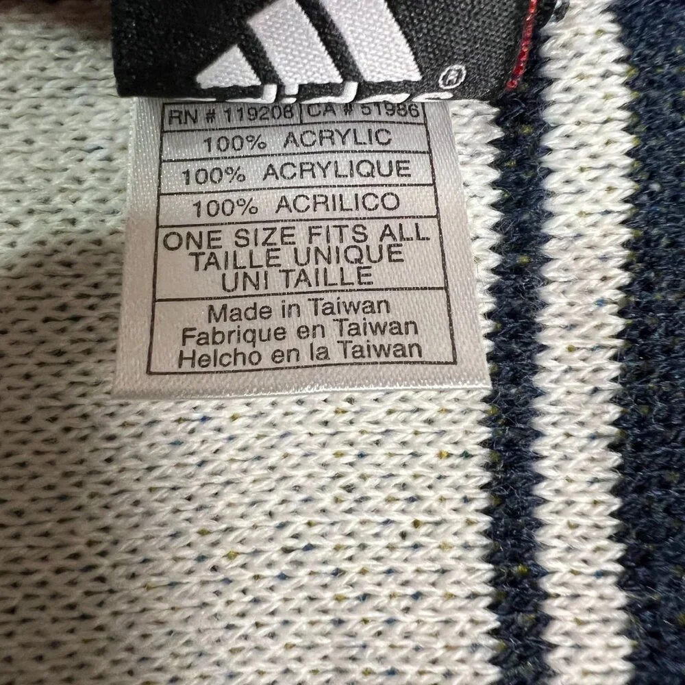 Adidas Unisex One Size Navy White MLS Los Angeles‎ Galaxy Soccer Scarf NWT